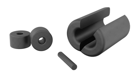 Group of ferrite rods and beads