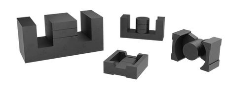 Group of Distributed Air Gap (DAG) ferrite cores