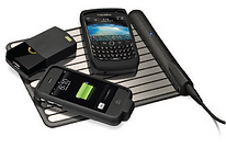 Wireless charging pad with devices on top